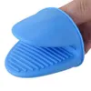 Silikon Ofenhandschuh Hitzebeständige Handschuhe Clips Backen Ofenhandschuhe Anti-Rutsch-Topfhalter Küche Kochwerkzeug HHA1289