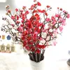 60cm 4color Artificial Flowers Cherry Blossom 10Pieces/lot Home Table Vase Office Wedding Flower Party Decoration Fake Plant