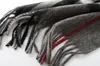 Sciarpe in cachemire di alta qualità marca classica sciarpe in cashmere scozzese 180/30 cm
