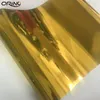 Hochelastische Chrom-Gold-Vinylfolie, vollständige Autoverpackung mit Luftpolsterfolie, Folie für Fahrzeugabdeckungen, 1 Rolle 52 x 20 m, 5 x 65 Fuß, 211 N