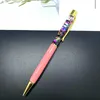 Ballpoint Pens Creative Hand Made Metal Oil Pen DIY High Grade Birthday Gifts Office & School Supplies Students S192031