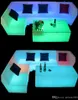 2019 LED-Licht Sofa Couchtisch Kombination Bar Club KTV Zimmer Karte Sitztisch und Stuhl kreative Persönlichkeit Möbel Thekenstuhl
