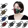 8 Farben Erwachsene staubdichte Gesichtsmaske Blending Frauen Mode Strass Maske Outdoor Wandern Radfahren Maske ZZA2109