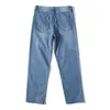 Jeans casual da uomo Plus Size Pantaloni larghi rilassati grassi Pantaloni da skateboard per balli di strada Pantaloni dritti Jean Jean Abbigliamento di grandi dimensioni