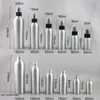 360 x 30ml 50ml 100ml 120ml 150ml 250ml alluminio vuote Bottiglie atomizzatore portatile Annaffiatoio Pot contenitori in metallo