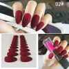 Fałszywe paznokcie 24 SZTUK Odpinany Matowy Kolorowe fałszywe Wskazówki do paznokci dla Nail Extension Manicure DIY Naciśnij na fałszywych fałszywych paznokciach