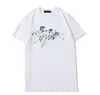 패턴 남성 럭셔리와 남성 디자이너 T 셔츠 패션 스트리트 문자 인쇄 된 티셔츠는 티 남성 트렌드 의류 탑