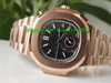 6 Colour Top Mens rose gold watches 5980 1R Automatic mechanical Luxury fold strap dial High quality sapphire Men sport watch