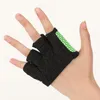 Gants d'entraînement d'exercice de Yoga, entraînement de Fitness, haltérophilie, poignée de main, protecteur de paume, quatre demi-doigts, gants de styliste