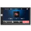 Vista traseira do Bluetooth do carro 7012B MP5 jogador de 7 polegadas TFT do carro DVD