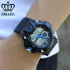 Smael Watches Men Army Army Watch привел цифровые мужские спортивные наручные часы мужской подарок аналоговый шок.