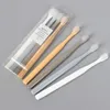 Japanse zachte bont kleine hoofd tandenborstel gepersonaliseerde micro-commerciële Japanse tandenborstel 4pcs family pack