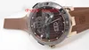 MEN039S Азия 23J Автоматические часы коричневый циферблат с цифровыми маркерами MUNS METALLIC BEZEL 18K Розовое золото