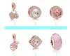S925 Sterling silver jewelry Diy Beads Fits pandora Ale Charm For Pandora Bracelets for women For European rose gold Bracelet&Necklace