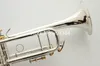 Продажа LT180S37 Trumpet B Flat Посеребренная профессиональная труба Музыкальные инструменты с футляром 8955621