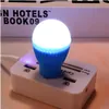 Petite ampoule LED USB à économie d'énergie de lecture Portable pour ordinateur Portable, lumière de secours mobile, lampe LED usb (couleurs aléatoires)