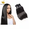 Brazilian Virgin Hair Bundles Human HairWeft Natural Color Weaves Straight Body Deep Wave Curly LooseWave Wavy HairExtensions