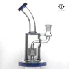 Glas Water Pijp Bong DAB RUG Hookahs 14mm Vrouwelijke Joint Water Pipes 8.5 "Tall Rigs Kleine Bubbler 956