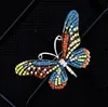 Coréen nouvelle dames créatives papillon femmes broche belle alliage diamant insecte broche vêtements accessoires en gros