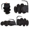 Menselijk haar paardenstaart extensions bindende tie omhoog pony staarten een stuk losse golf wrap around trekkoord paardenstaart haarstuk 120 g zwarte kleur