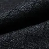 2022 Autumn Winter Black Plaid Glitter Sticked Dress Long Sleeve V Neck Buttons Short Mini Fashion Casual Dresses O2410375