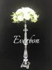 10pcs lot 75cm Tall Acrylic Crystal Wedding Centerpiece Silver Wedding Table Centerpiece Road Lead Flower Stand Party Decoration1810709