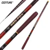 Goture Carp Fishing Rod Telescopic Carbon Fiber Mater Rod Hand Fiske Pole 3,0m 3,6m 4,5m 5,6m 6,3m 7,2m med topp 3 Reservtips