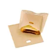 Vendita all'ingrosso PTFE Sandwich Tostapane torta di pane Borsa riutilizzabile borsa da forno antiaderente barbecue forno a microonde Patatine fritte Borsa riscaldante Borse per barbecue 16 * 16,5 cm