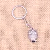 New Keychain 28*18mm owl standing branch Pendants DIY Men Car Key Chain Ring Holder Keyring Souvenir Jewelry Gift