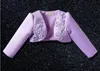 Adorável Branco Marfim Vermelho Rosa Dores Roxo Girls 'Capes / Casacos Princesa Party Casaco Flor Menina Envoltório Blusa Bolero Tamanho 4-13 2-14 H317457