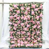 4060 cm HIQ kunstbloem wandpaneel Milan turf party DIY bruiloft achtergrond decor roos hortensia pioen 10pcslot6602805