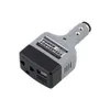 Car Mobile Converter Inverter Adapter DC 12V/24V to AC 220V Charger Power + USB New Dropping Free Shipping