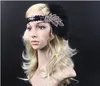 Feather sequins with drills, black heads, feathers, headdresses and Hairbands