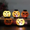 Lanterne LED Portable pour Halloween, visage de citrouille, lampe clignotante, veilleuse de décoration pour fête, Bar, chambre à coucher, accessoires de Festival à domicile