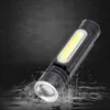 BRELONG USB Rechargeable Tactical Flashlight Cofuture LED Handheld Flashlight Side Lights and Magnets Adjustable Focus 1 pc3619198