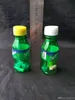 Sprite Water Bottle Glass Bongs Accessories , Glass Smoking Pipes colorful mini multi-colors Hand Pipes Best Spoon glas