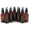 5-100ml Schoonheid Lege Amber Glasflessen Essentiële Olie Mist Spray Container Case Hervulbare Flessen Reizen