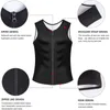 Uomini di marca Body Shaper Compressione Camicia dimagrante Uomo Camicie felpe Zip Sauna Canotte Uomo Argento rivestito Vita Trainer Shaper