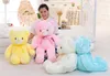 30 cm 50 cm LED Renkli Parlayan Teddy Bear Aydınlık Peluş Oyuncaklar Kawaii Light Up Led Teddy Bear Dolması Hayvanlar Bebek Çocuklar Noel Oyuncaklar