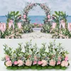 Simulation Rose Hochzeit Dekoration Bogen Blume Wand DIY Home Hintergrund Dekoration Seide Flore Arrangement Künstliche Blumengirlande