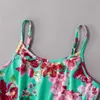 2020 Summer Floral Print Off-shlouder Matching Dresses Matching Outfits Mommy and daughter