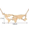 Światowy Mapa Naszyjnik World Atlas Wisiorek Srebrny Różany Złoty Czarny Wisiorki Choker Dla Kobiet Mężczyźni Biżuteria Will I Sandy Oświadczenie Naszyjnik