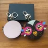 Cute Owl Keychains Designer Animal Fur Chick Car Keyring Chain Charms Leather Coin Cards Keys Holder Purse Zipper Pocket Bag Pendant No Box