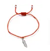 new Lovely Leaf Charms Bracelets for Women Men Girls Kids Lovers Lucky Red String Bracelet Jewelry Gift