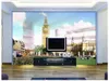 Wholesale-3D写真の壁紙カスタム3D壁の壁画の壁紙フレンチパリのタワーリビングルーム3Dテレビの背景壁3Dの装飾