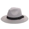 brand new and high quality 2020 new fashion Women's Crushable Wool Felt Outback Hat Wide Brim