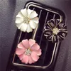 Bilparfymklipp eterisk oljediffusor för utloppslås Klippblomma Auto Air Freshener Ventil Bling Decor Rose Crystal Ornaments Inredning Dekoration Charm