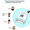 New Portable Anti Freezing Fat Burn Weight Loss Body Shaping Vacuum Cryolipolysis Slimming Machine Frozen Beauty Massage DHL Shipping