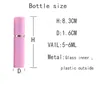 5ml Przenośny Mini Plastikowa Butelka Perfumy z Sprayem Puste Kontenery Kosmetyczne z Atomizer dla podróżnych
