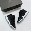 Cherry 11s Kids Shoes TD Cool Grey 11 XI Sneaker Concord Space Jam Metallic Silver Pink Snakeskin Bred Legend Blue 72-10 Children Boys Girls Toddler Basketball Shoes